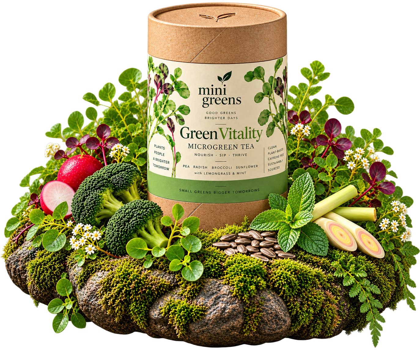 Green Vitality microgreen tea